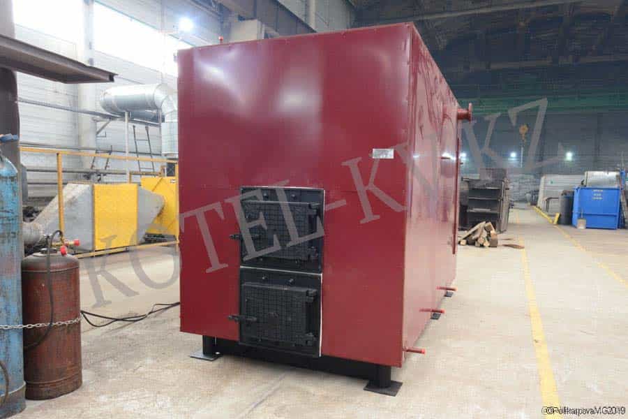 Котел стальной водогрейный на дровах