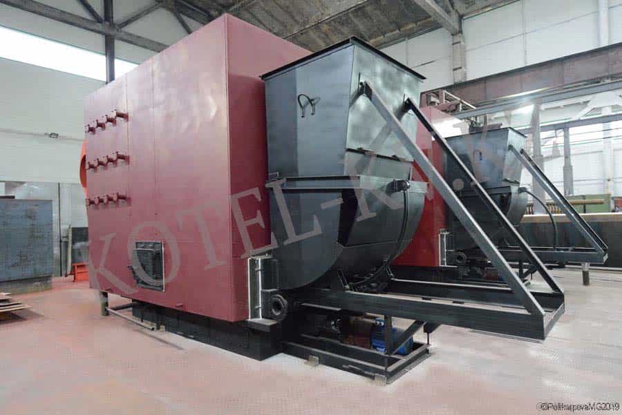 Котел КВм с топкой ТШПМ Котел с топкой ТШПМ