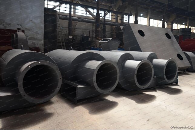 Изготовление промышленных циклонов ЦН 11 700 6СП